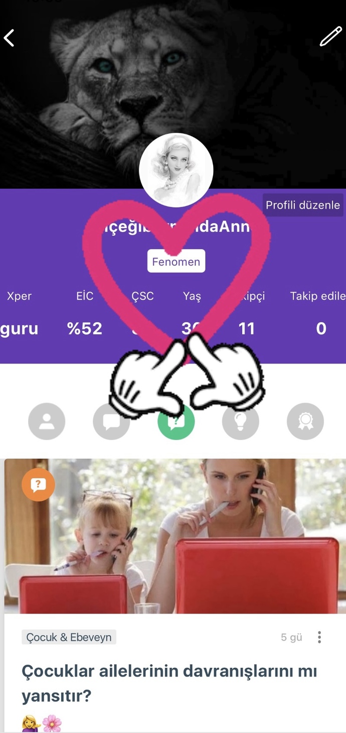 Çocuk ebeveyn alanında tazecik Fenomen oldum tebriği hak ettim mi?