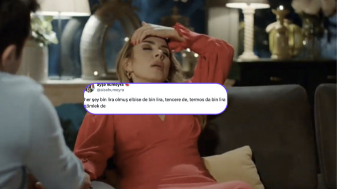 Termos da 1000 lira elbise de 1000 lira. Her şey neden 1000 TL?