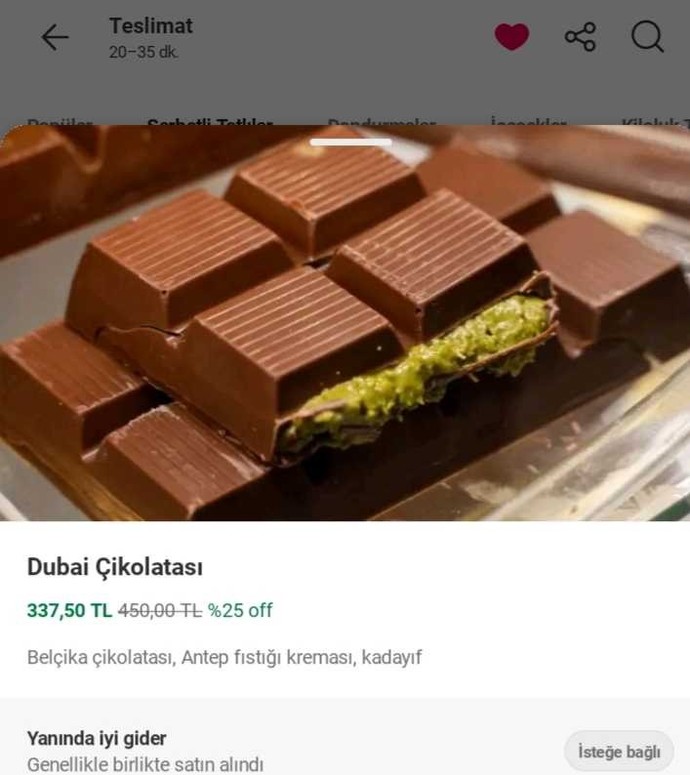 Bir cikolataya bu kadar para verilir mi ya?