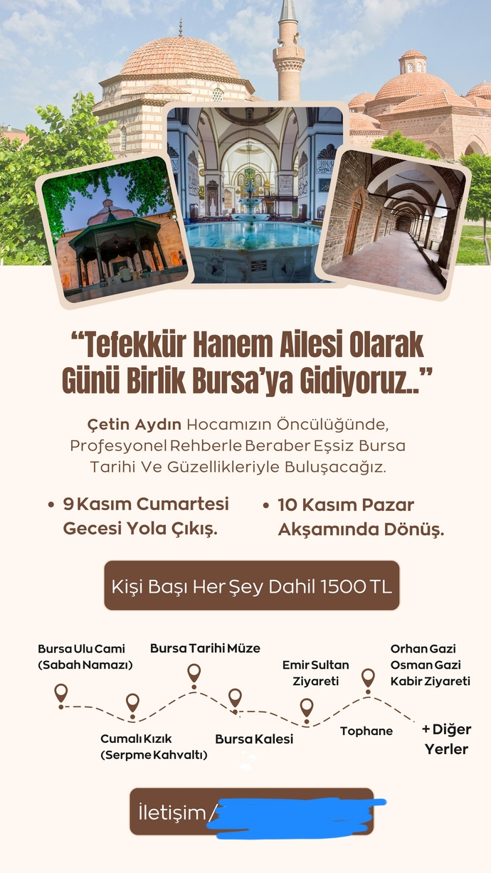 Bursada gezi turu yapacağım, Bursada yaşayan var mı?