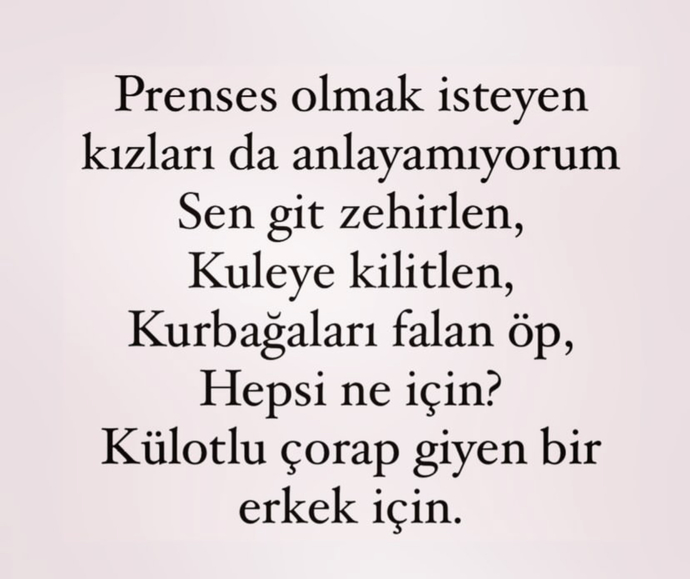 Prenseste olmak akıl karı degil sanki evet sizin düşünceleriniz nedir bu konu hakkında?