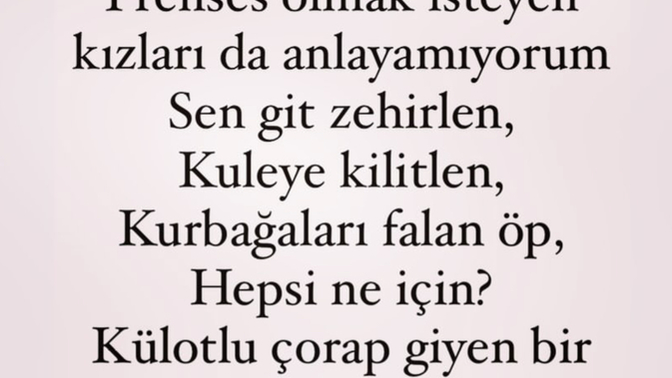 Prenseste olmak akıl karı degil sanki evet sizin düşünceleriniz nedir bu konu hakkında?