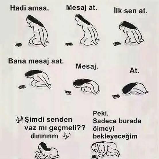 İlk mesajı siz atar mısınız?