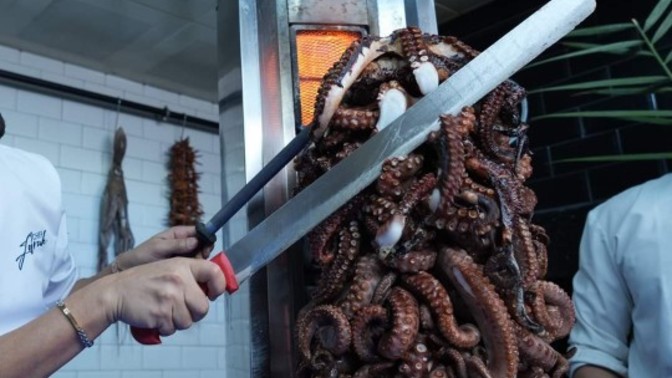 Ahtapot 🐙 döneri yer misiniz?