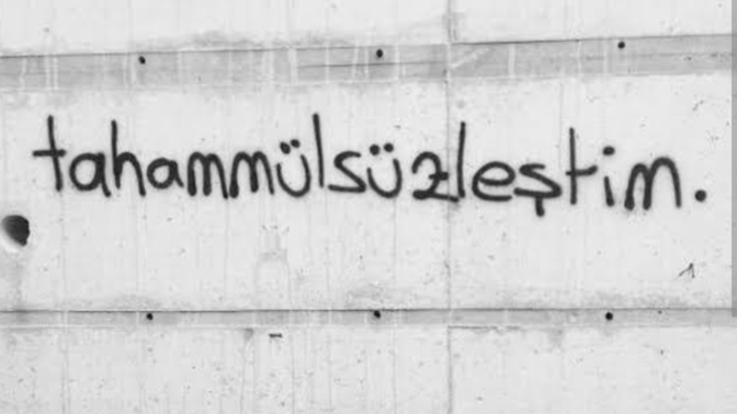 Nelere tahammül edemiyorsunuz?