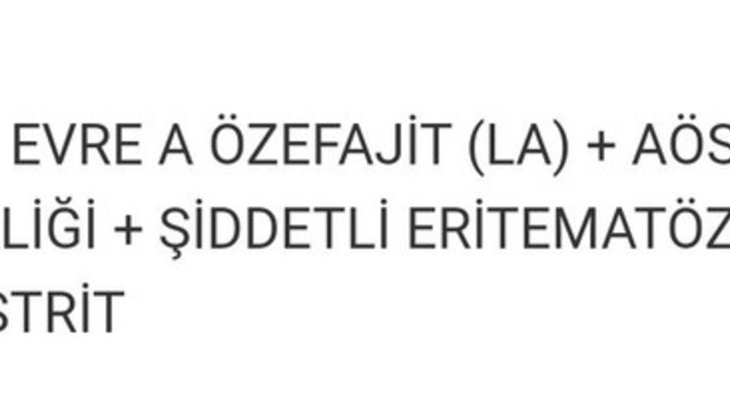 Aranızda sağlıkçı ve askerlikten anlayan biri bakabilir mi?