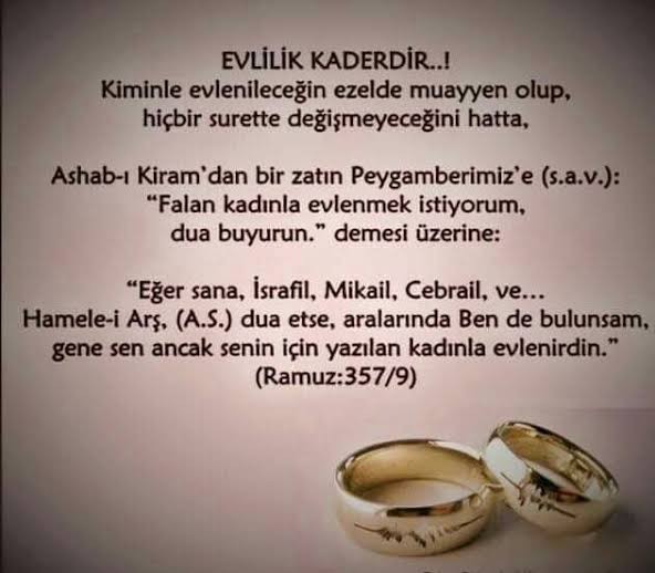 Kiminle evleneceğimizi kaderin belirlediğine inanıyor musun?
