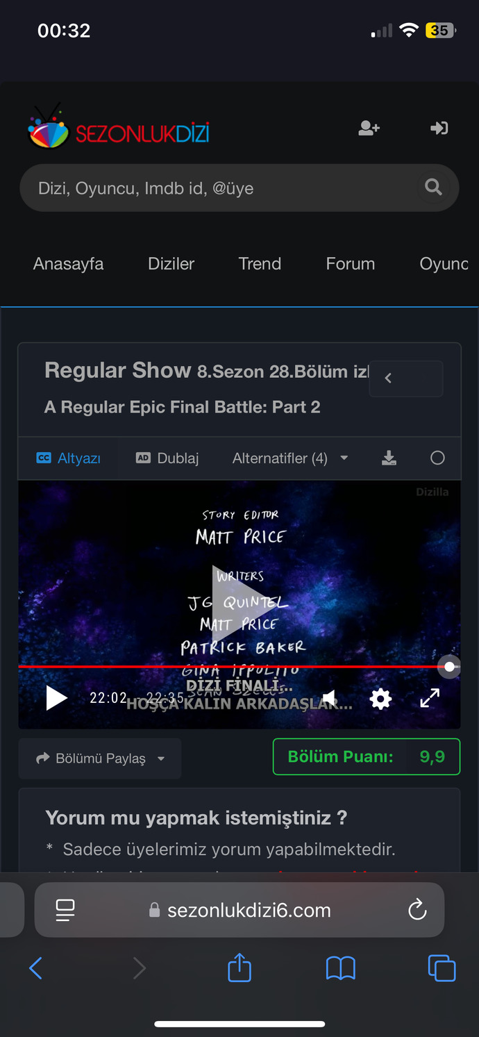 Severek İzlediğiniz bir dizinin sonuna gelince üzülür 🥺 müsünüz?