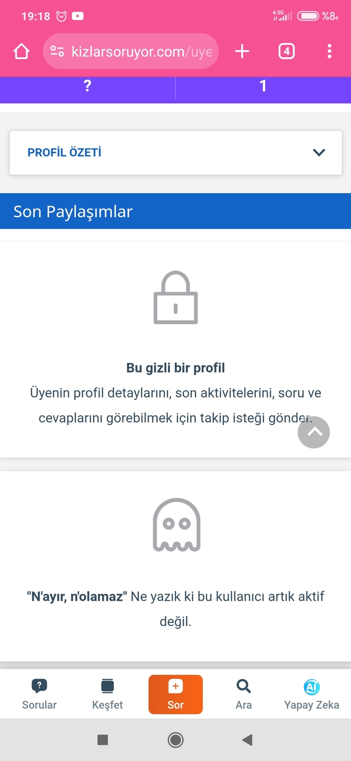 Bu hesap kapanmış mı oluyor?