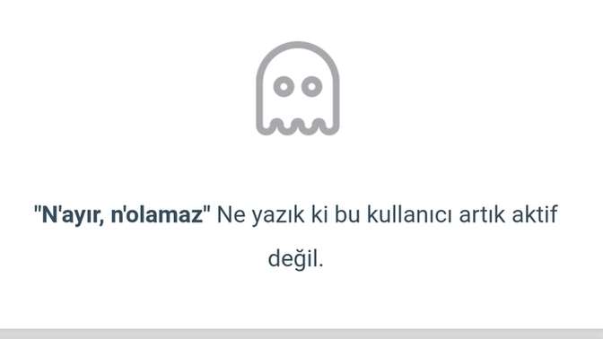 Bu hesap kapanmış mı oluyor?
