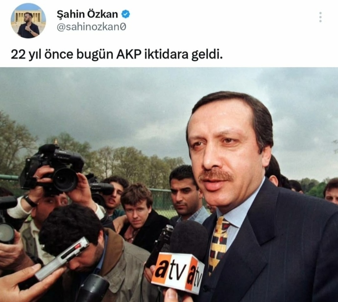 22 yıl önce bugün napıyordunuz?