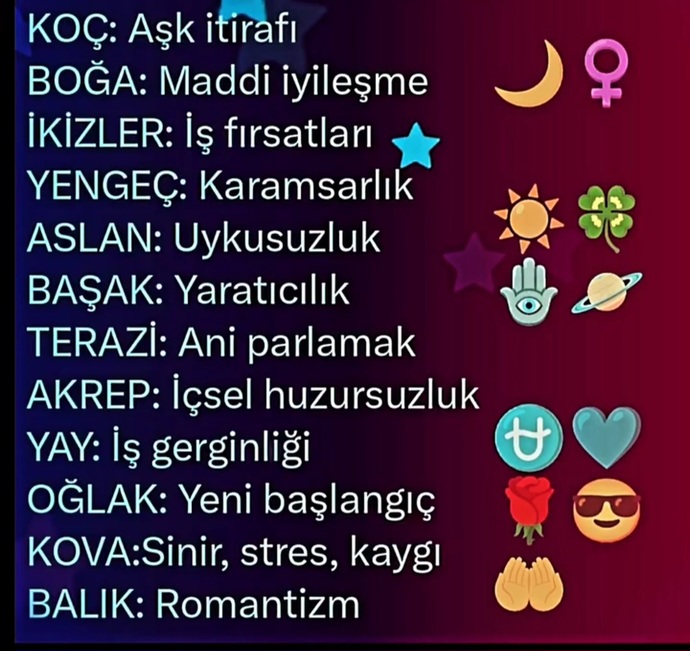 Burçlar yarın nelerle karşılaşacak?