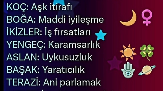 Burçlar yarın nelerle karşılaşacak?