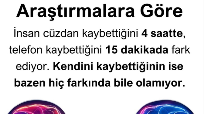 Kendini en son ne zaman ve nasıl kaybettin?