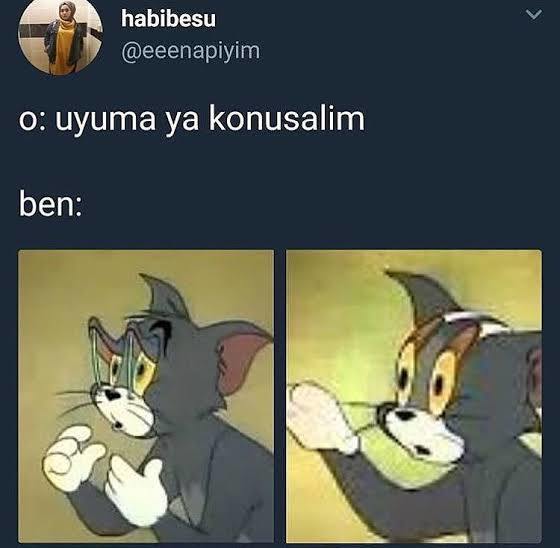 Onunla konuşmak mı yoksa uyumak mı?
