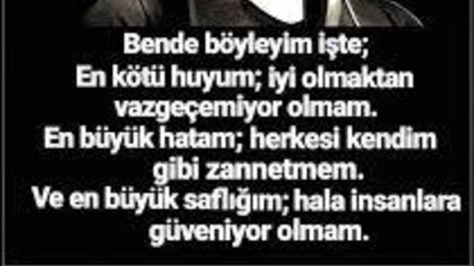 Size ait olduğunu düşündüğünüz bir huyunuz var mı?