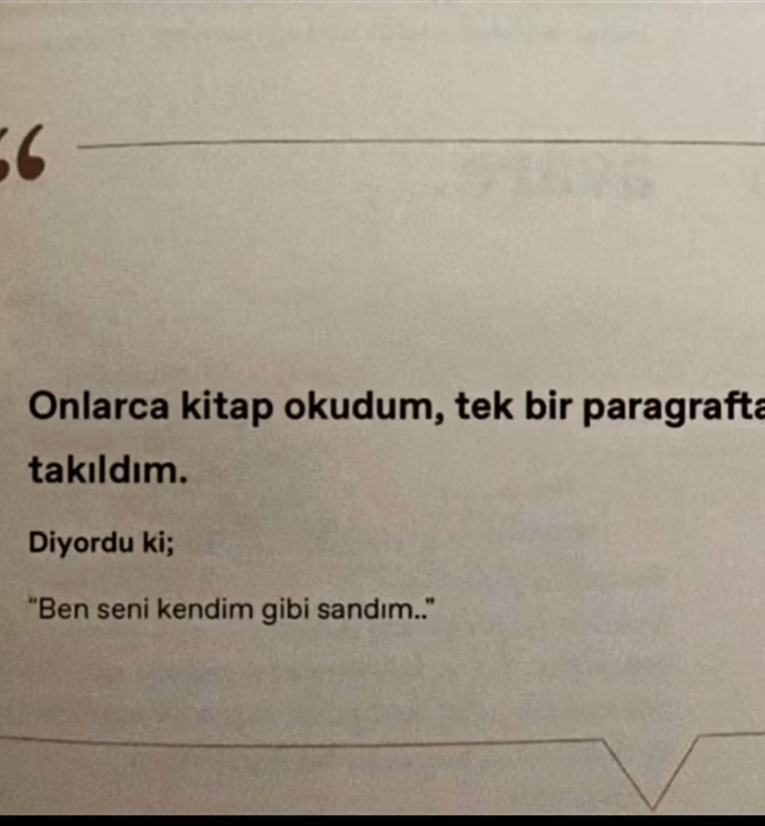 Tek hatamız herkesi kendiniz gibi sanmamiz mi?