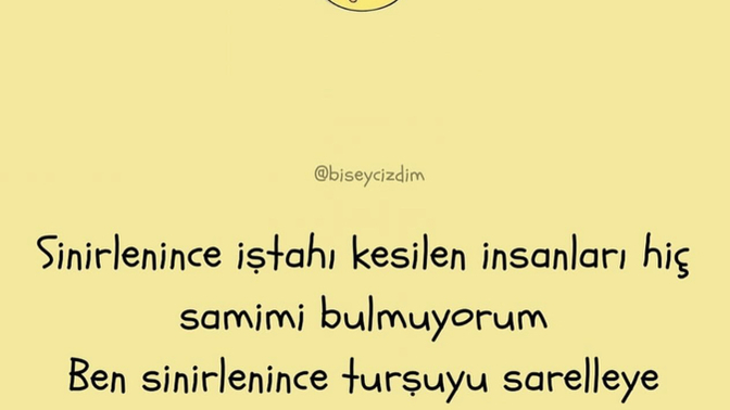 Sinirlenince iştahın kapanırmı açılırmı?😂😂?