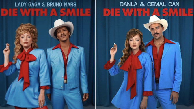 Danla Bilic ve Cemal Can Canseven, Halloween için Lady Gaga & Bruno Mars kılığına girdi. Sizce nasıl olmuş?