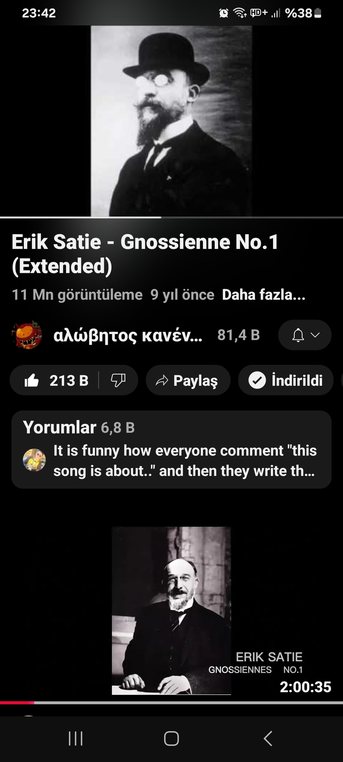 Uyumadan önce dinlediğiniz bir parça var mı?