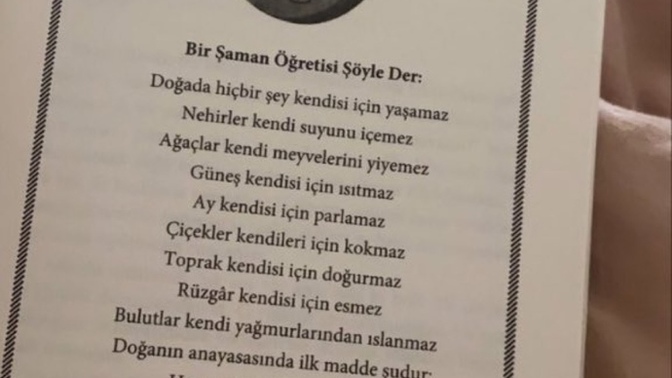 En son okuduğunuz kitap ismi neydi?