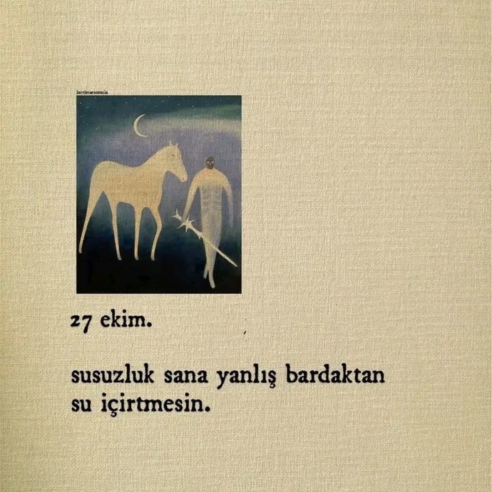 Susuzluk sana yanlış bardaktan su içirdi mi?