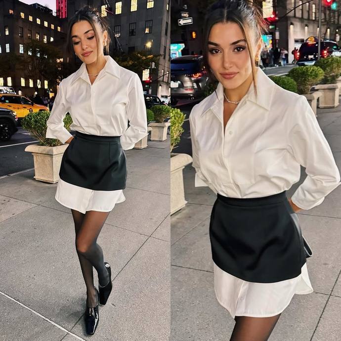 Hande Erçel in New York tarzı Garsona benzetildi, sizce nasıl görünüyor?
