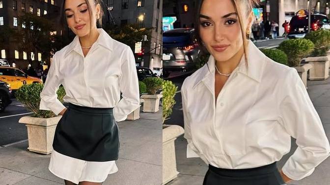 Hande Erçel 'in New York tarzı Garsona benzetildi, sizce nasıl görünüyor?