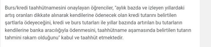 KYK kredisi alanlar cevap verebilirler mi?