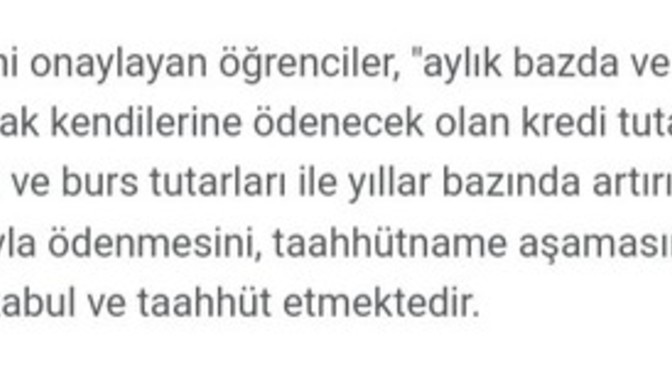 KYK kredisi alanlar cevap verebilirler mi?