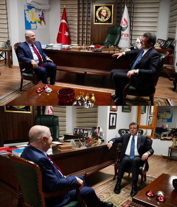 Korkudan titreyip, ter döküyor. Videosunda beden diline bakın aşırı tedirgin.