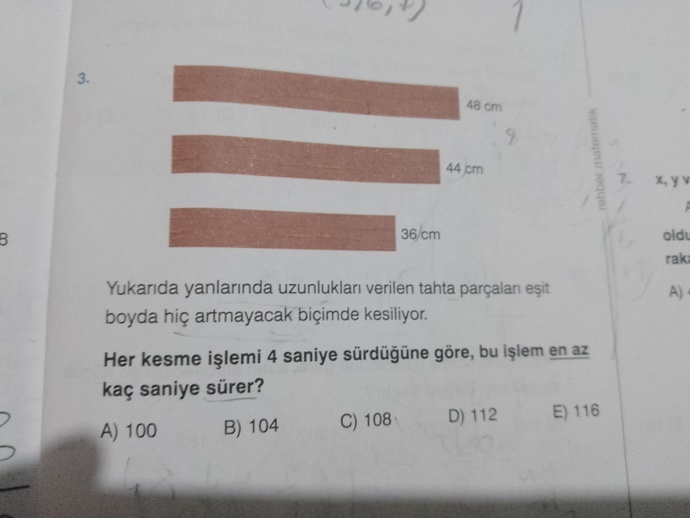 Şu soruya bir el atıverin gari çok mu görüyonuz bana bunu?