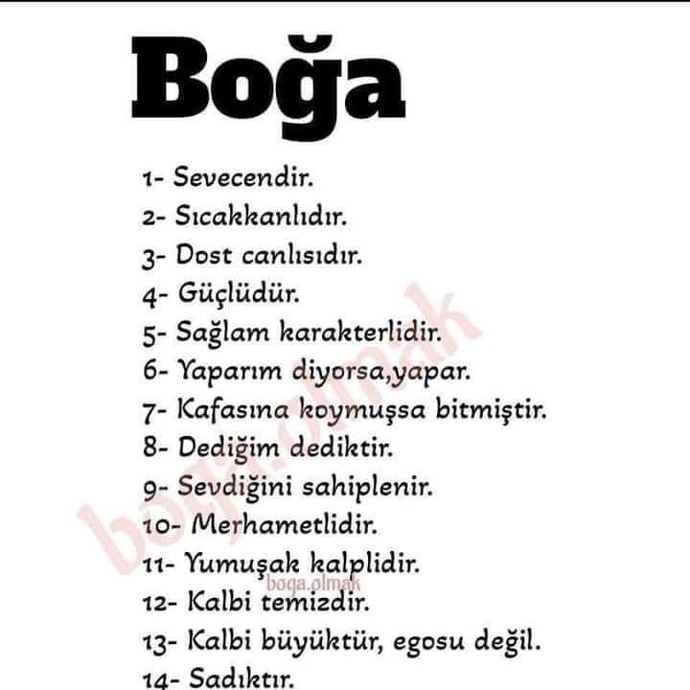 Sitede kimler boğa burcu sayımızı bilelim?