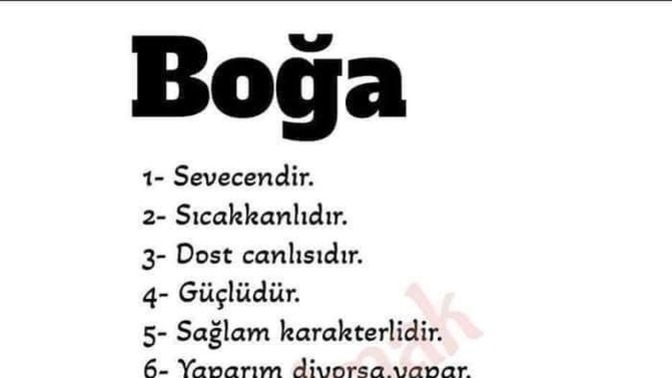 Sitede kimler boğa burcu sayımızı bilelim?