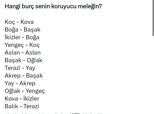 Burcunuza göre koruyucu meleğiniz olan burç hangisidir?