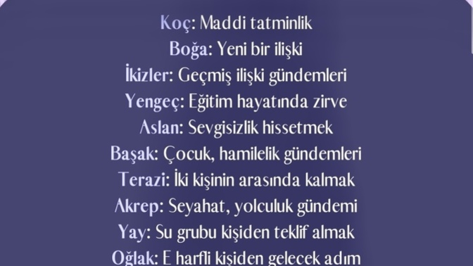 Kasım ayında seni neler bekliyor?