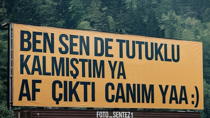 Sizede af çıktım arkadaşlar yoksa hala tutuklumusunuz😂😀😀😂?