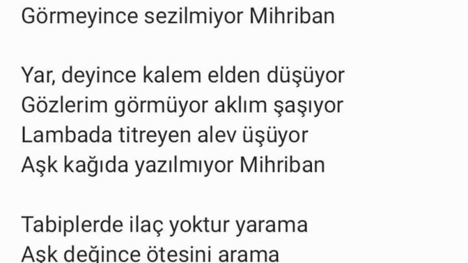 Mihriban türküsünü sever misiniz?