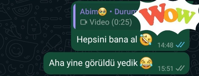 Görüldü yiyince nasıl tepki veriyorsunuz?