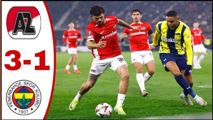 Az Alkmaar 3 - Fenerbahçe 1... Sarı lacivertliler avrupa liginde ilk yenilgisini aldı! Maçı nasıl buldunuz?