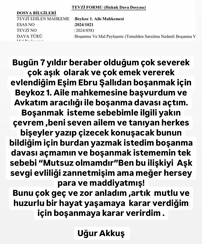 Ebru Şallı ile Uğur Akkuş’un 5 yıllık evliliği sona eriyor. Evliliklerin bitmesindeki en büyük neden ne olabilir?