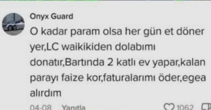 7 milyon paranız olsa ne yapardınız?