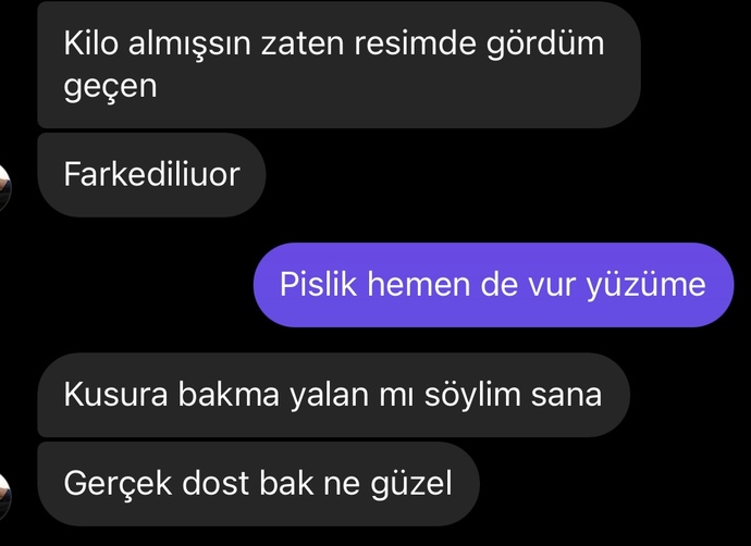 Benimki tam olarak böyle
