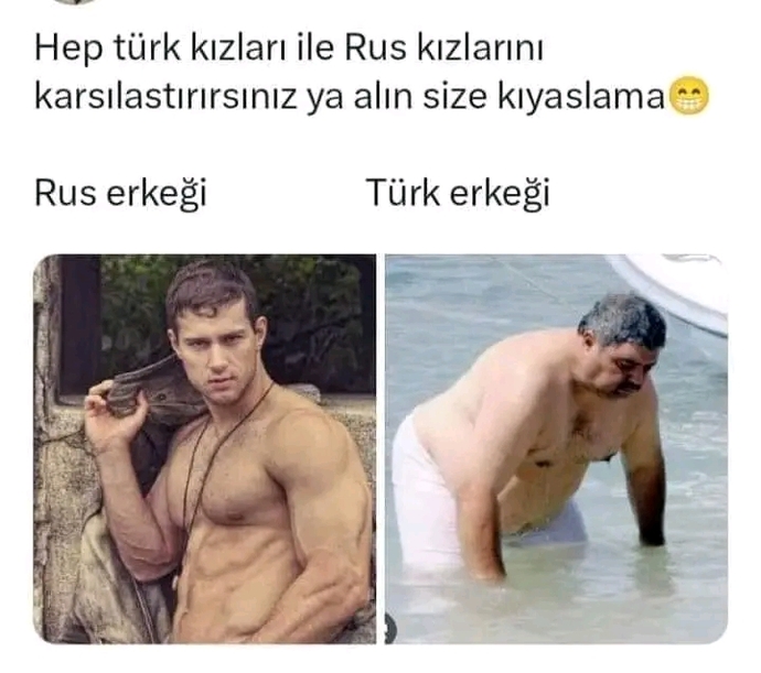 Türk erkeği mi Rus erkeği mi?