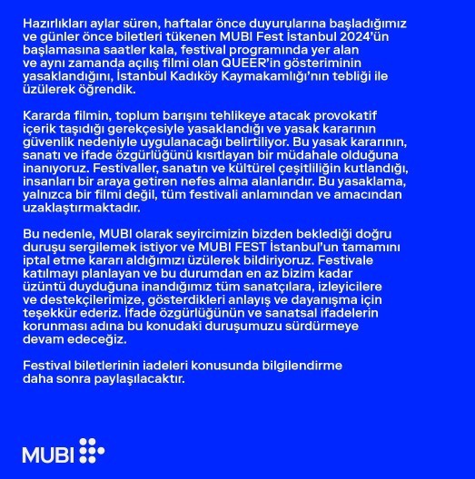 Festivallerin sansür ve yasak olmasına yönelik düşünceleriniz nedir?