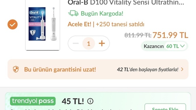 Bu fiyat iyi mi sizce şarjlı diş fırçası için?