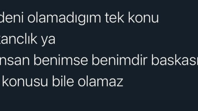 Sen hangi konuda medeni olamıyorsun?