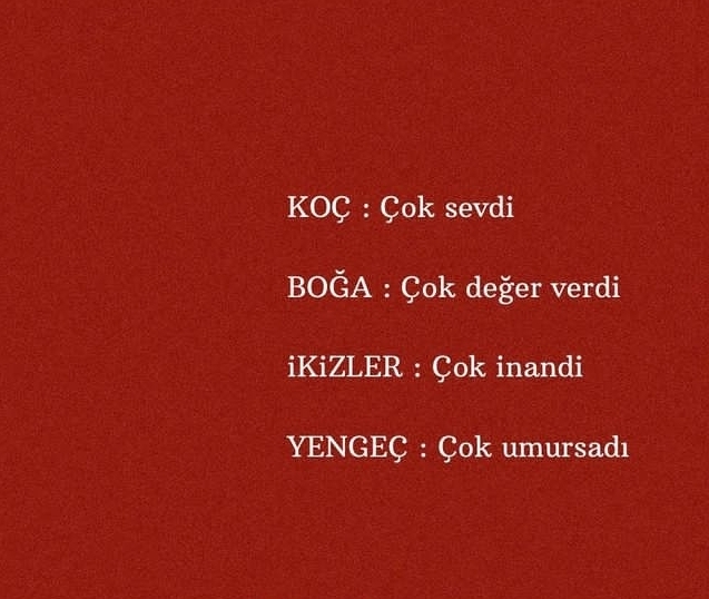 Burçların bir daha yapmam dedikleri hataları nedir?