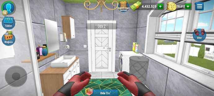 House Flipper oyununda yaptığım ”Saray” bitti. Nasıl olmuş?