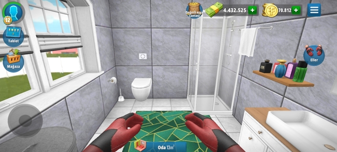 House Flipper oyununda yaptığım ”Saray” bitti. Nasıl olmuş?